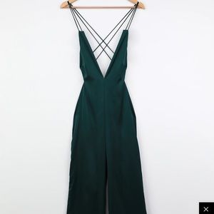 NWT green jumpsuit